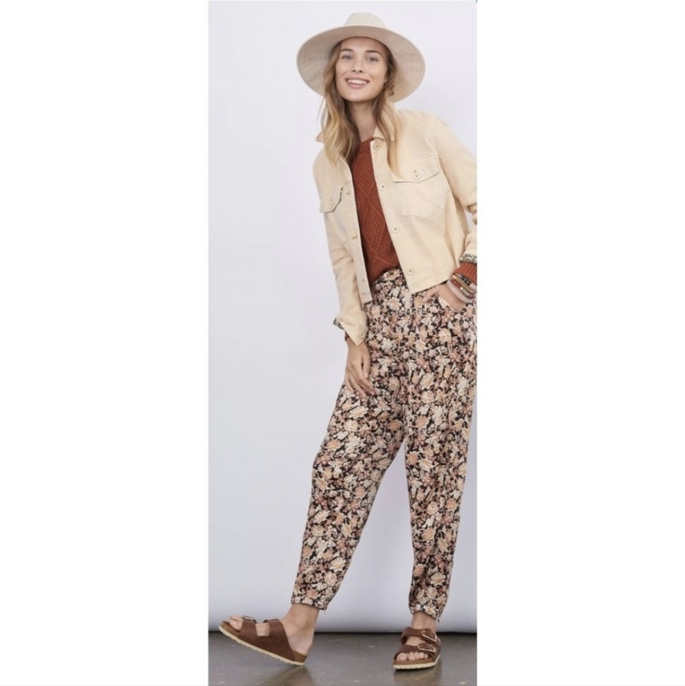 Anthropologie Womens Diandra Floral Jogger‎ Pants 2